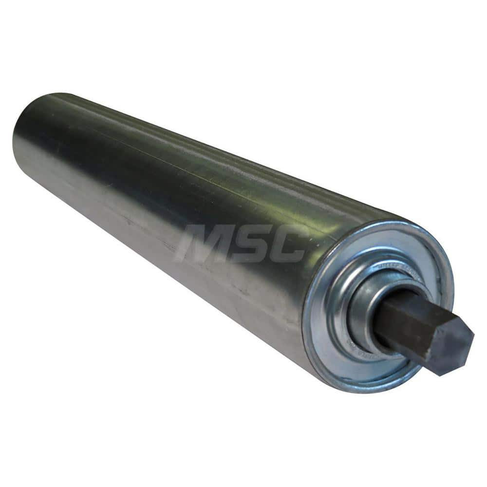 Ashland Conveyor 33825 Roller Skids; Roller Material: Galvanized Steel ; Load Capacity: 850 ; Color: Chrome ; Finish: Natural ; Compatible Surface Type: Smooth ; Roller Length: 7.0000in