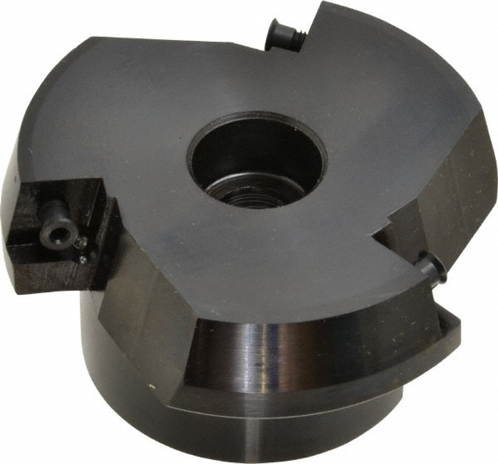 Cutting Tool Technologies SCNM-520 3" Cut Diam, 1" Arbor Hole, 0.45" Max Depth of Cut, 15° Indexable Chamfer & Angle Face Mill