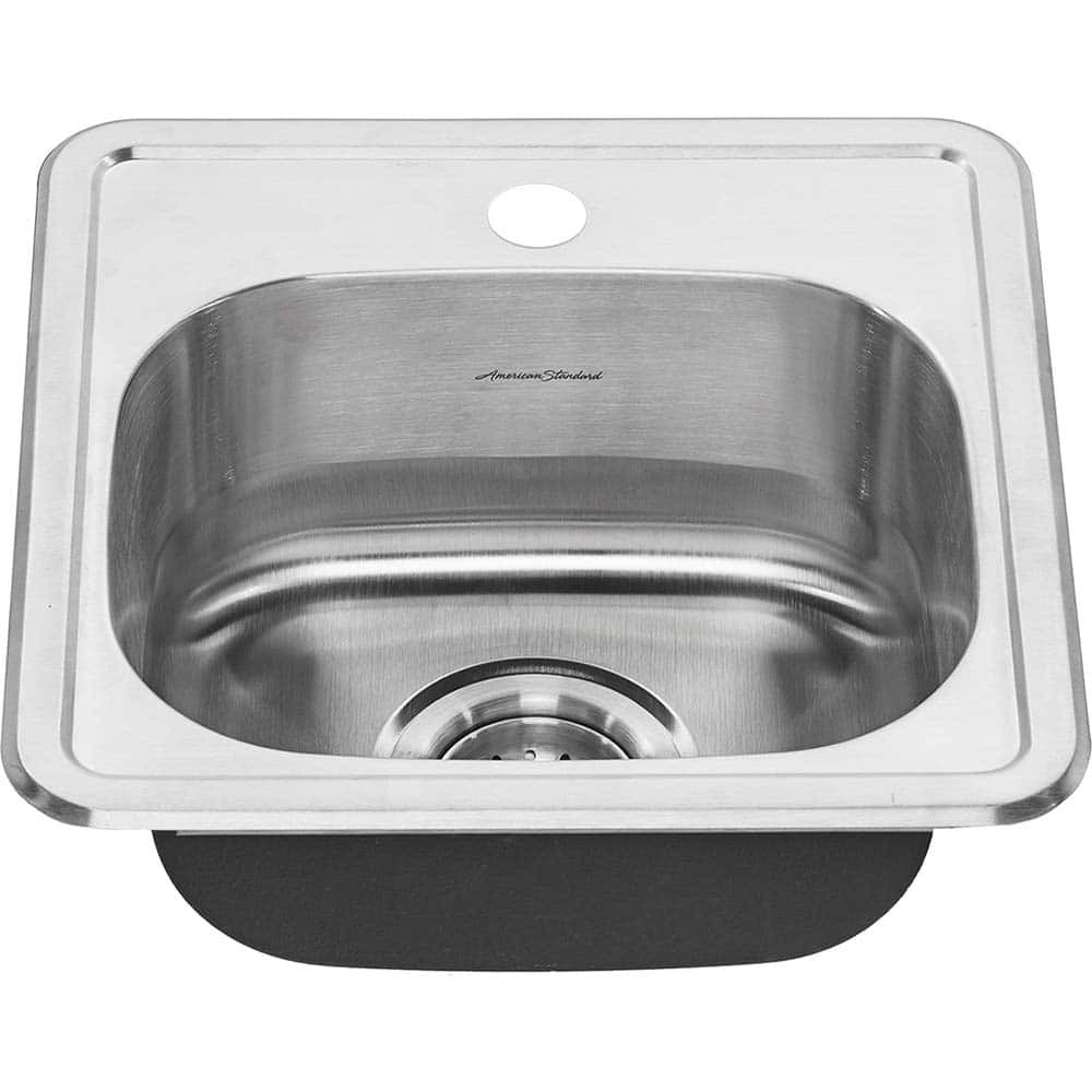 American Standard 22SB6151511S075 Single Bowl Stainless Steel Kitchen Sink: Stainless Steel
