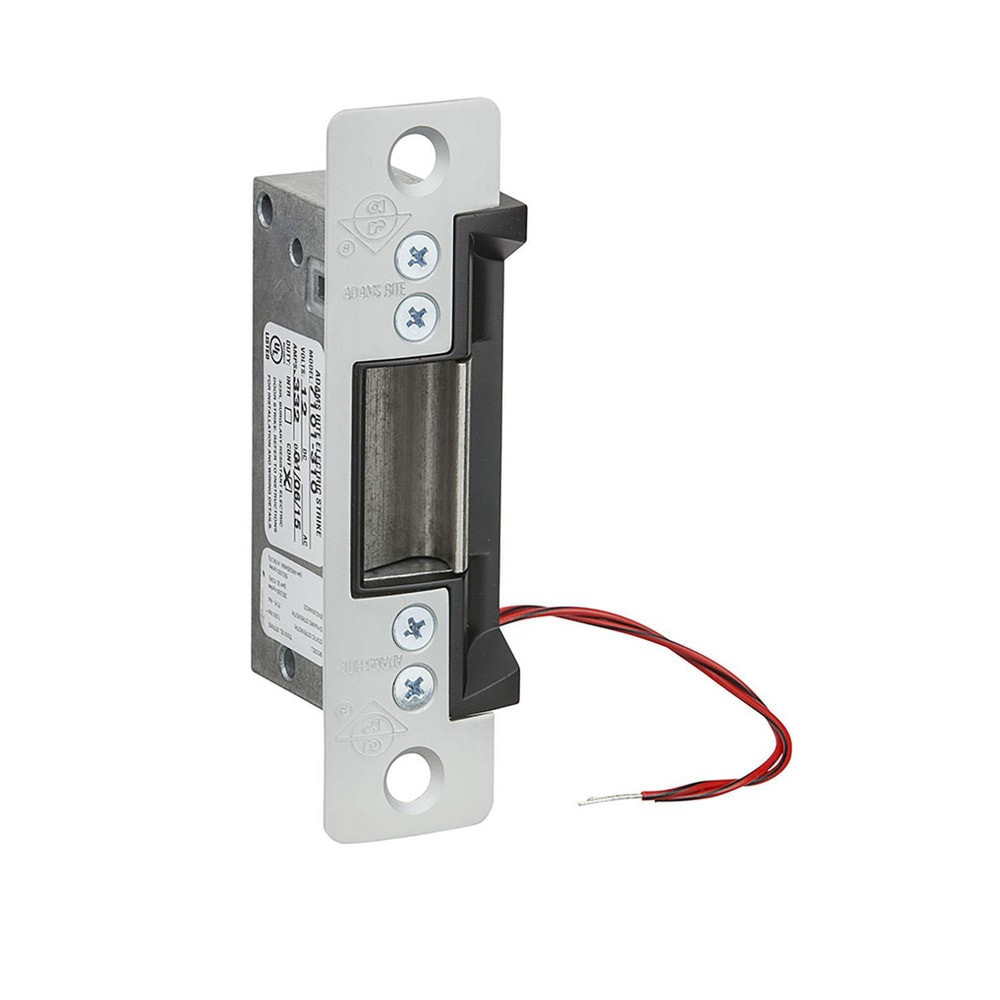 Adams Rite 7100-310-628-00 Electric Strikes; Product Type: Electric Strike ; Length (Inch): 4.88 ; Power Type: DC ; Strike Material: Stainless Steel ; Door Frame Material: Aluminum ; Voltage: 12V