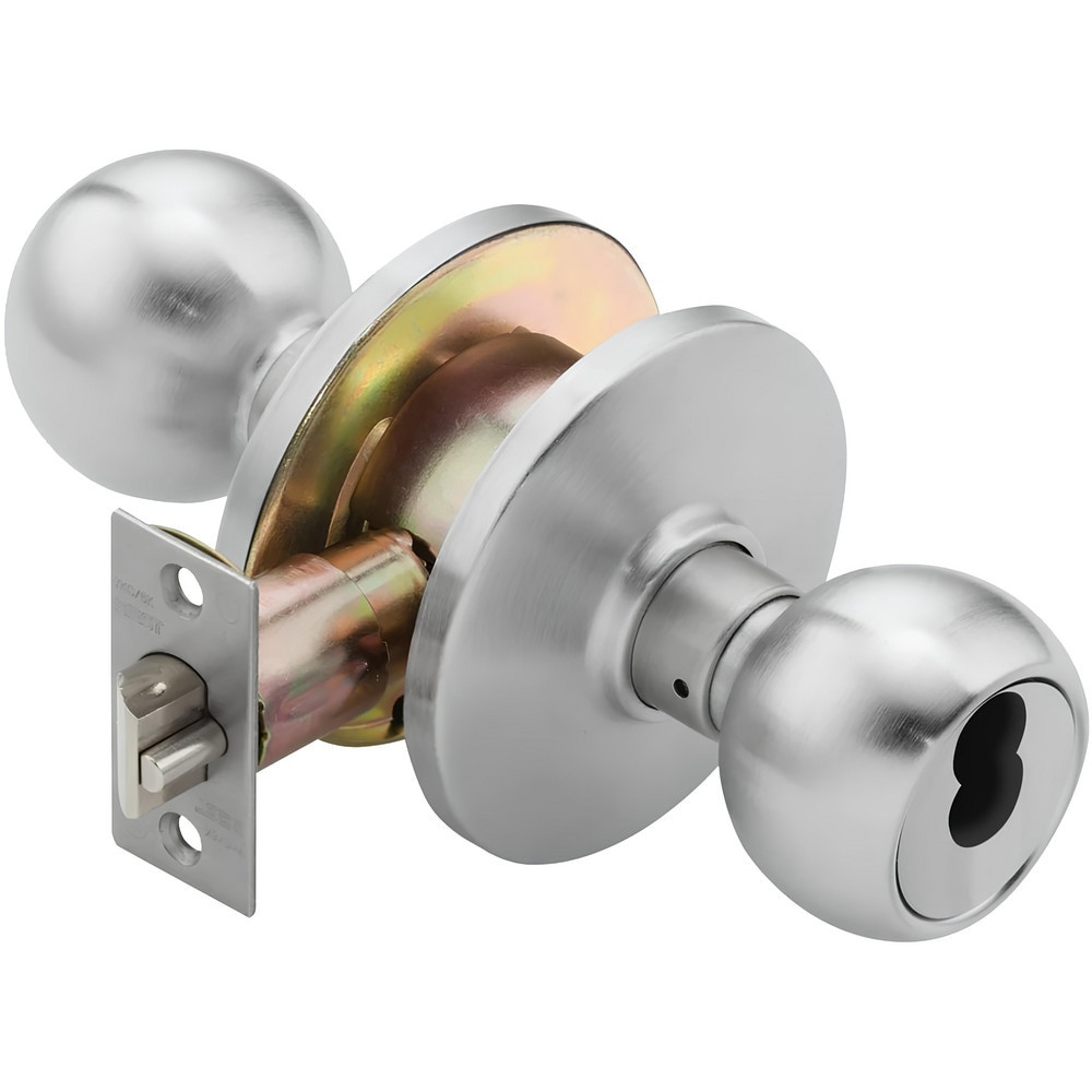 BestDormakaba 6K37AB4DS3626 Knob Locksets; Type: Office ; Key Type: Keyed Different ; Material: Metal ; Finish/Coating: Satin Chrome ; Compatible Door Thickness: 1-3/8" to 1-7/8" ; Backset: 2.75