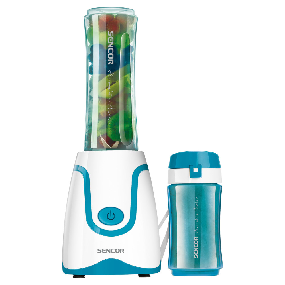 SENCOR SBL2207TQ  SBL2205VT Smoothie Blender With 2 Bottles, 20 Oz, Turquoise