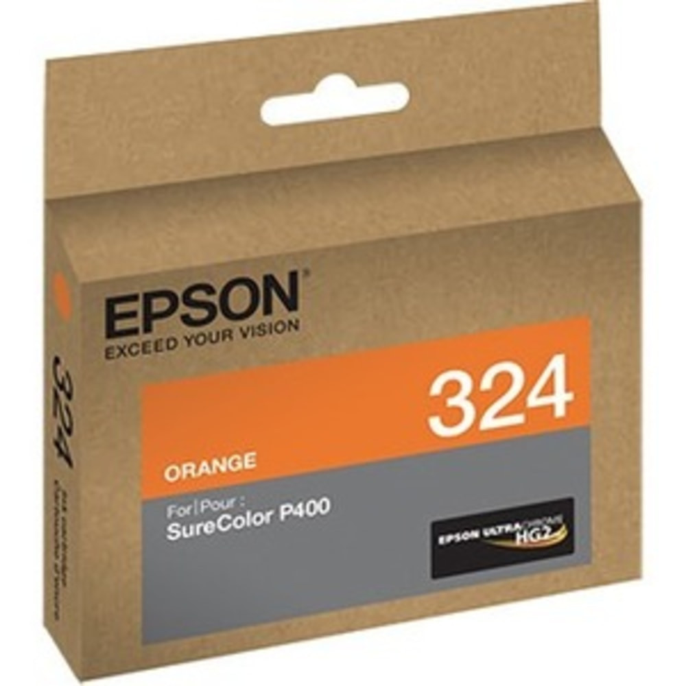 EPSON AMERICA INC. T324920 Epson UltraChrome 324 Original Inkjet Ink Cartridge - Orange Pack - Inkjet