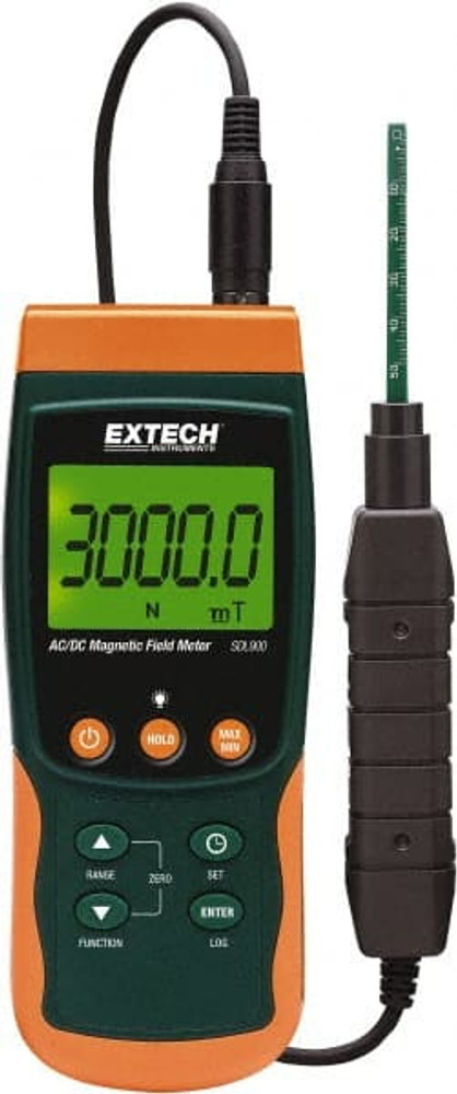 Extech SDL900 EMF Meters; Meter Type: EMF/ELF ; Display Type: LCD ; Maximum Frequency (Hz): 60 ; Minimum Frequency (Hz): 50 ; Power Supply: (6) AA Batteries