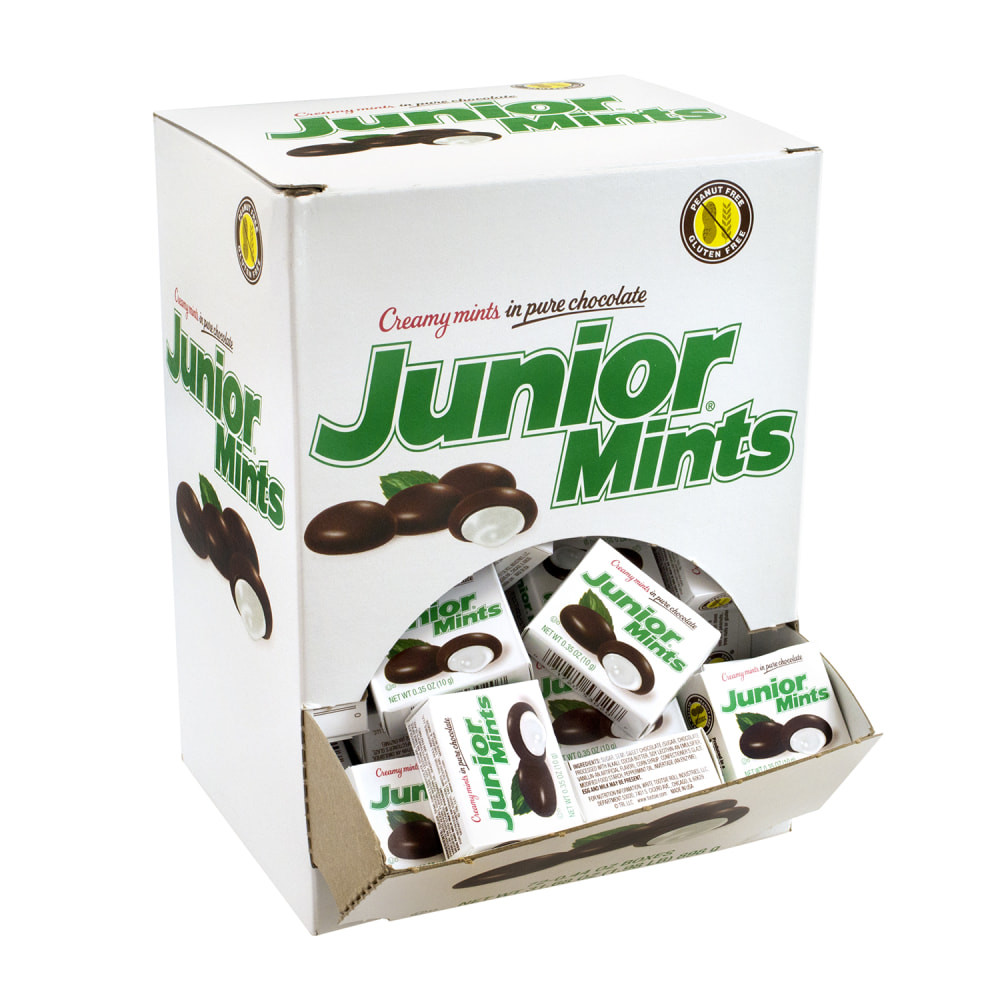 TOOTSIE ROLL INDUSTRIES INC. 209-00500 Junior Mints Mini Snack Packs, 72-Piece Box