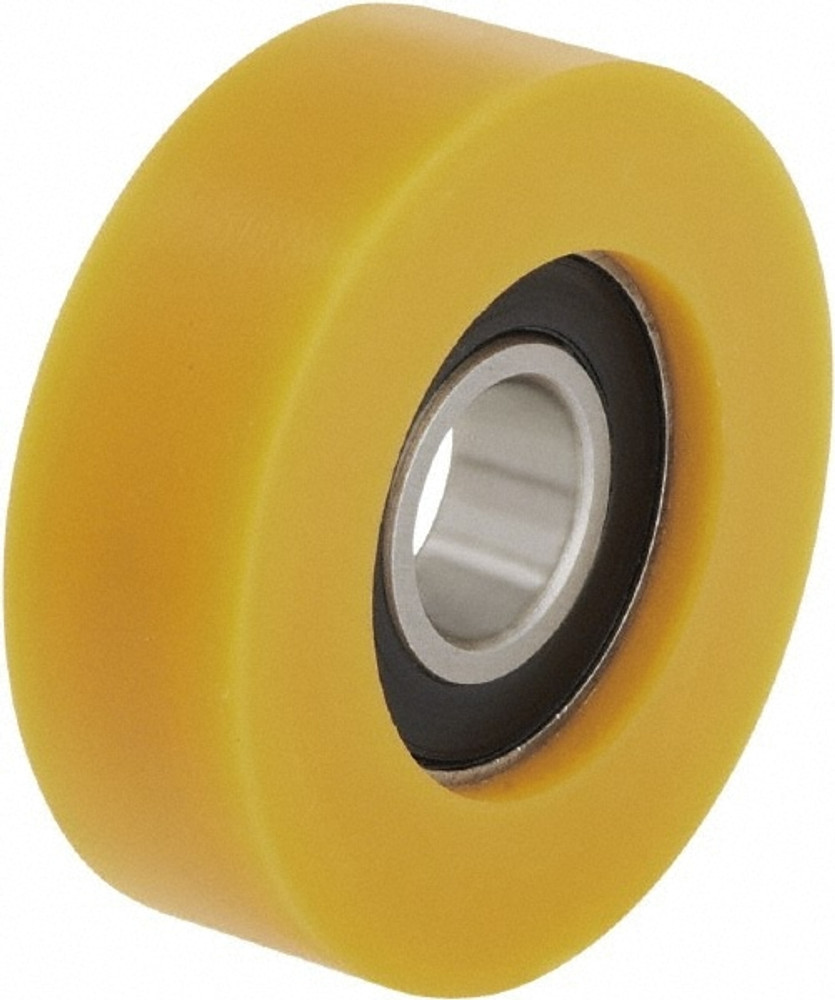 Blickle 463794 Caster Wheel: Polyurethane-Elastomer Blickle Extrathane, 25 mm Axle