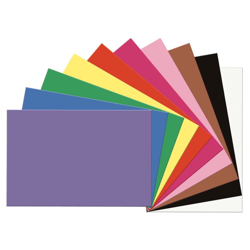 PACON CORPORATION Prang 6507  Construction Paper, 12in x 18in, Assorted, Pack Of 50