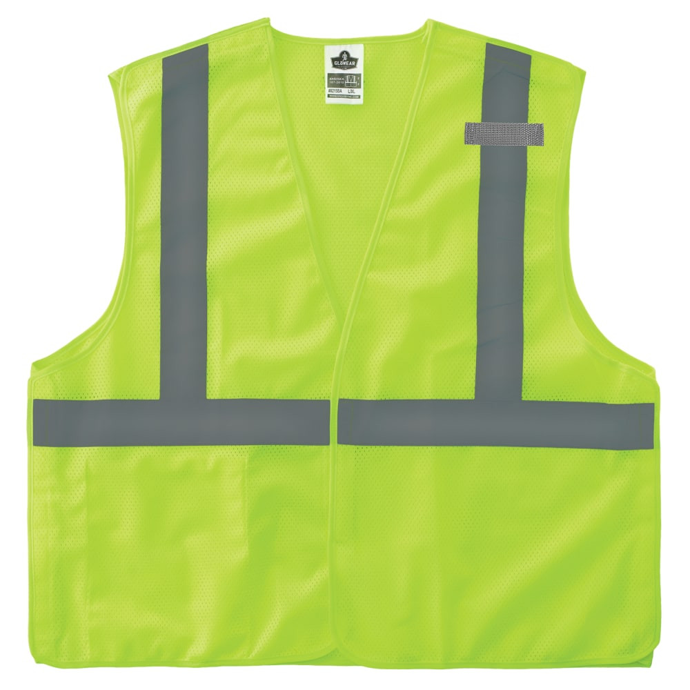 ERGODYNE CORPORATION 24547 Ergodyne GloWear Breakaway Mesh Hi-Vis Type-R Class 2 Safety Vest, 3X, Lime