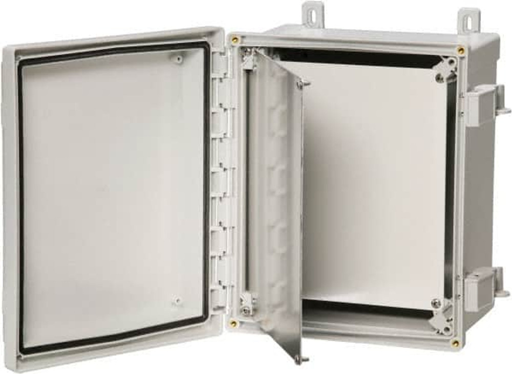 Fibox ASPK1010 Electrical Enclosure Swing Panel Kit: Aluminum, Use with ARCA JIC