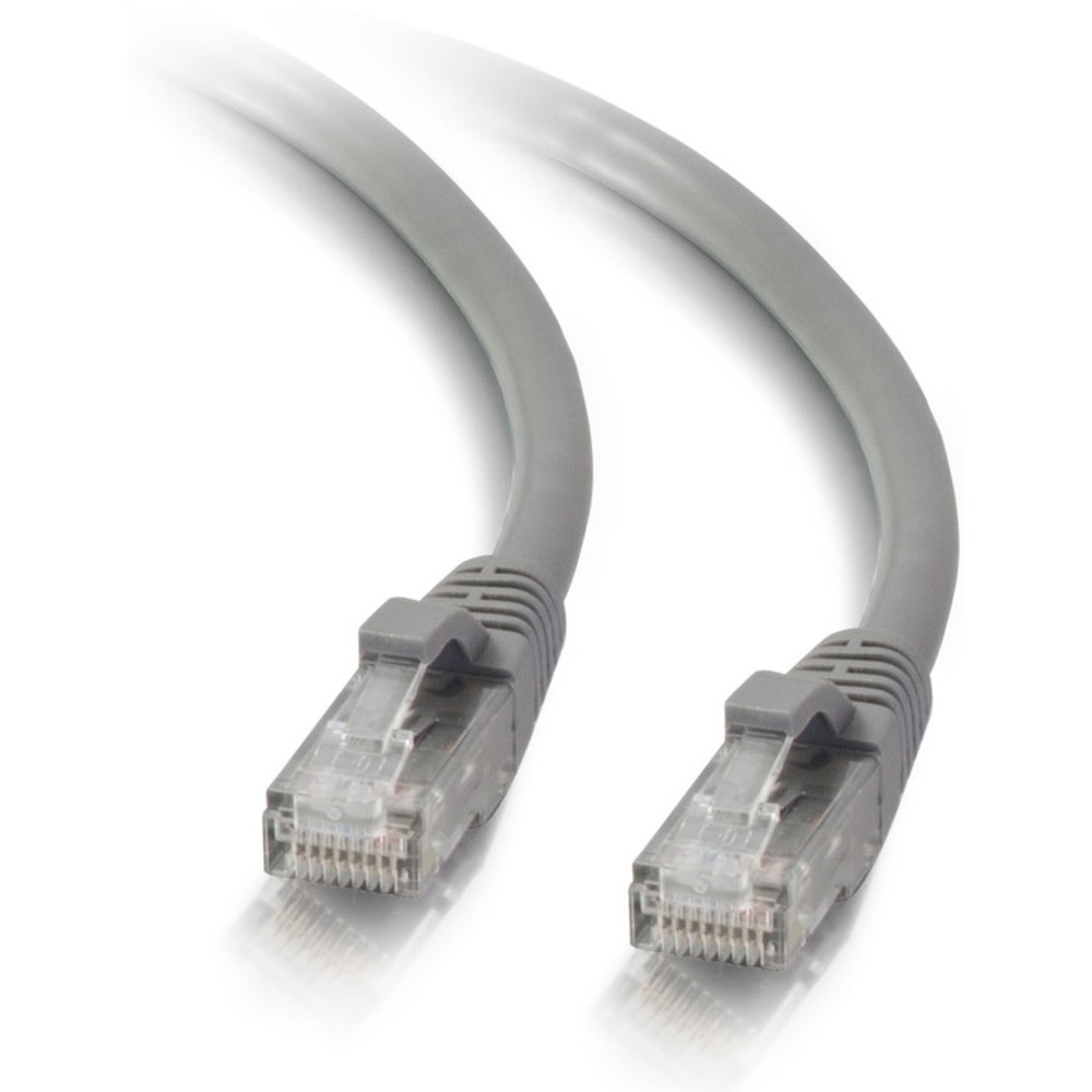 LASTAR INC. 15192 C2G 7ft Cat5e Ethernet Cable - Snagless Unshielded (UTP) - Gray - Category 5e for Network Device - RJ-45 Male - RJ-45 Male - 7ft - Gray