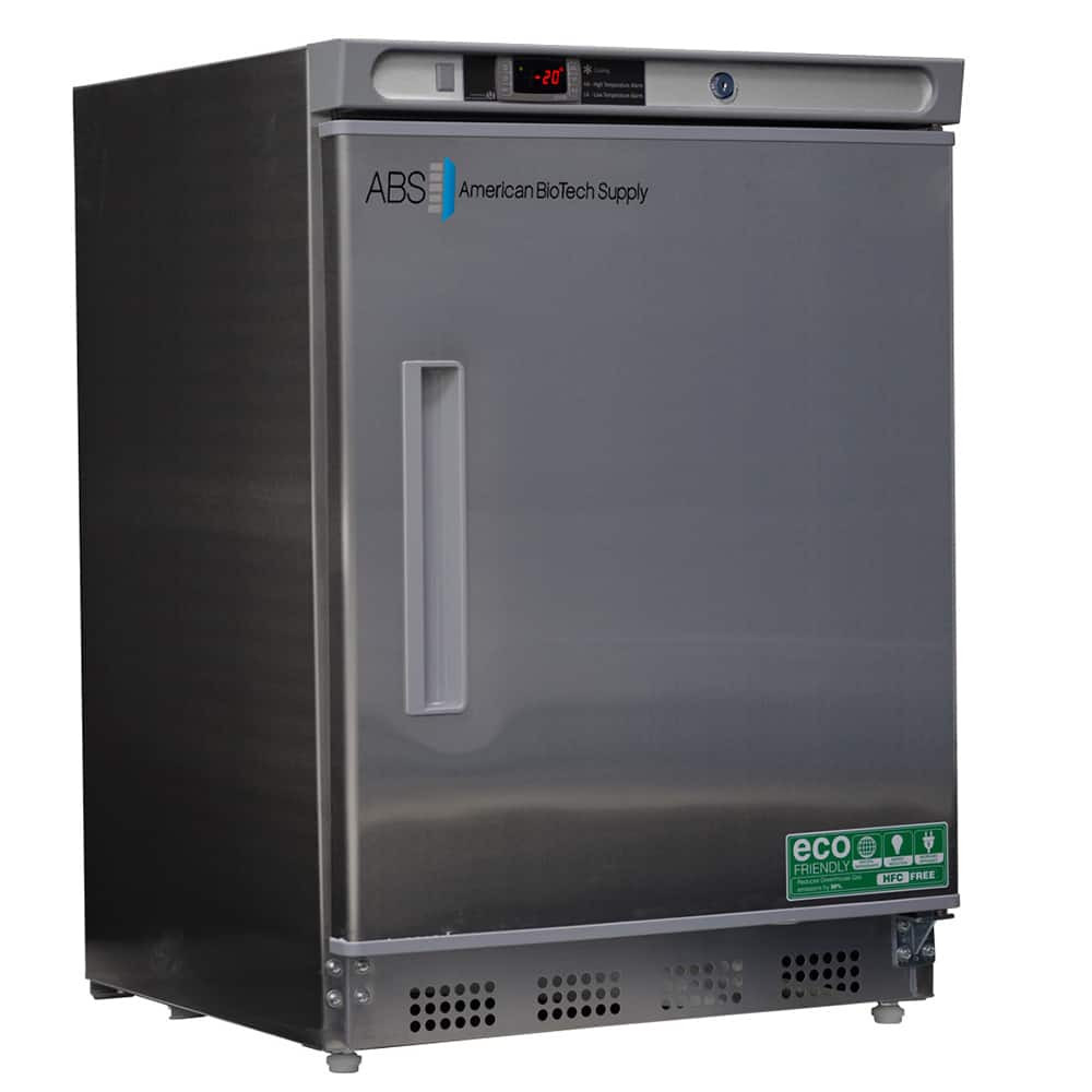 American BioTech Supply ABTUCBI0420SS Laboratory Refrigerator: 4.2 cu ft Capacity, -15 to -25 ° C, 23-3/4" OAW, 24-1/2" OAD, 33-3/8" OAH