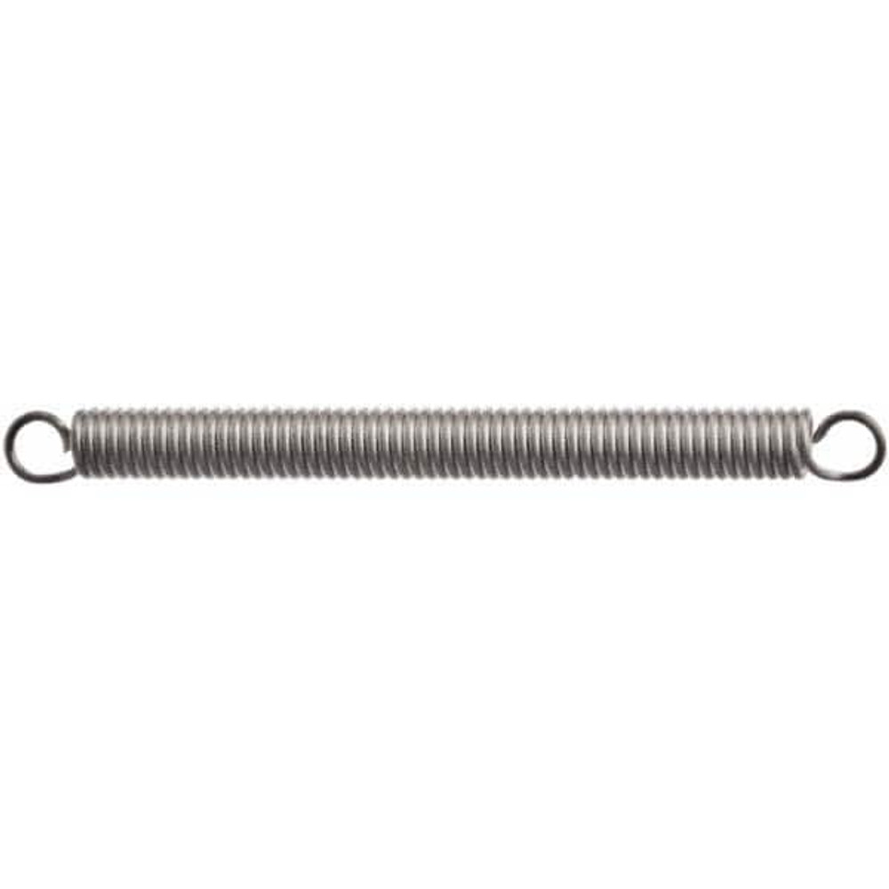 Associated Spring Raymond E00940131000S Extension Spring: 2.39 mm OD, 47.24 mm Extended Length, 0.33 mm Wire Dia