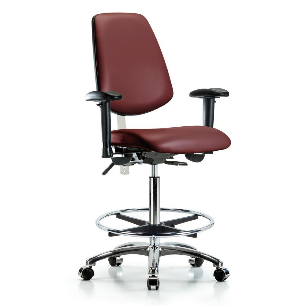 Blue Ridge Ergonomics MSC43959 Task Chair: Vinyl, Borscht