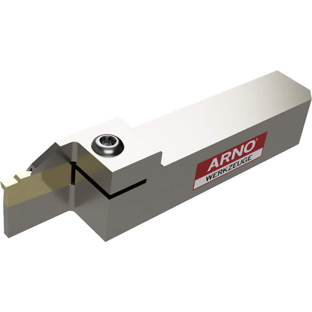 Arno 116748 Indexable Cut-Off Toolholders; Hand of Holder: Left Hand ; Maximum Depth of Cut (Decimal Inch): 0.4720 ; Maximum Workpiece Diameter (Decimal Inch): 0.9450 ; Toolholder Style: ARNO Fast Change ; Multi-use Tool: Yes ; Compatible Insert Size