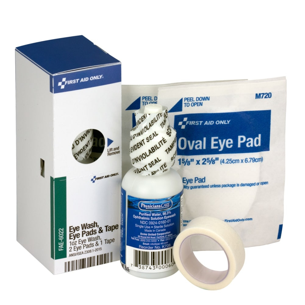 FIRST AID ONLY, INC. First Aid Only FAE6022  SmartCompliance Refill Eye Wash Kit