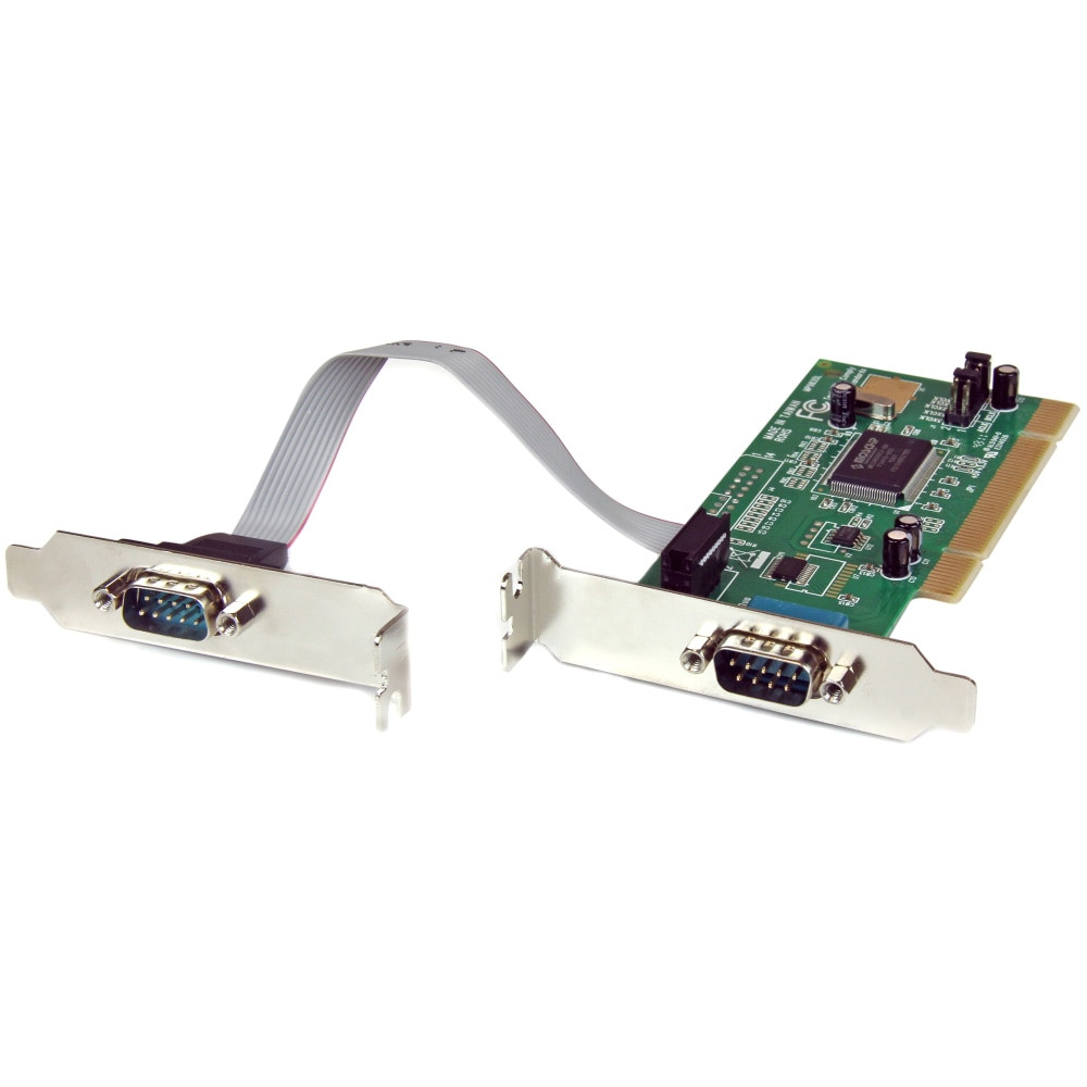 STARTECH.COM PCI2S550_LP  2 Port PCI Low Profile RS232 Serial Adapter Card with 16550 UART - Low Profile 2 Port 16550 Serial PCI Card - Serial adapter - PCI - serial - 2 ports