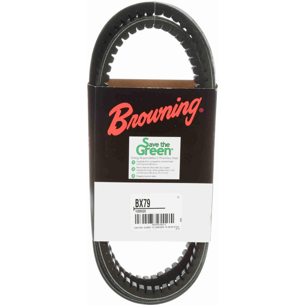 Browning 1089929 V-Belt: Section BX, 82" Outside Length, 21/32" Belt Width