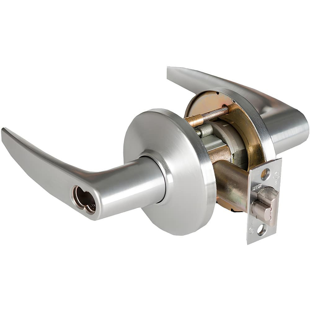 BestDormakaba 9K37D16DSTK626 Lever Locksets; Lockset Type: Storeroom ; Key Type: Keyed Different ; Back Set: 2-3/4 (Inch); Cylinder Type: Less Core ; Material: Metal ; Door Thickness: 1-3/4 to 2-1/4