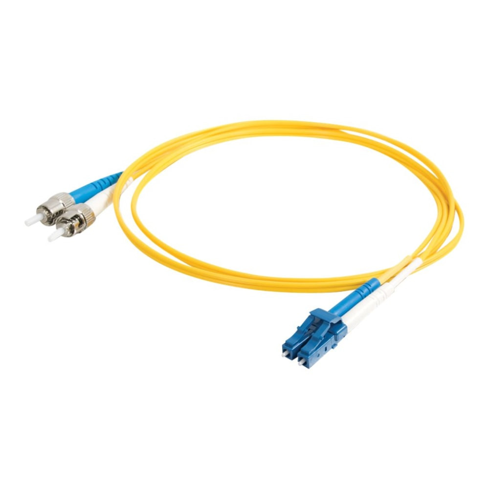 LASTAR INC. C2G 34628  3m LC-ST 9/125 Duplex Single Mode OS2 Fiber Cable - LSZH - Yellow - 10ft - Patch cable - LC single-mode (M) to ST single-mode (M) - 3 m - fiber optic - duplex - 9 / 125 micron - OS2 - yellow