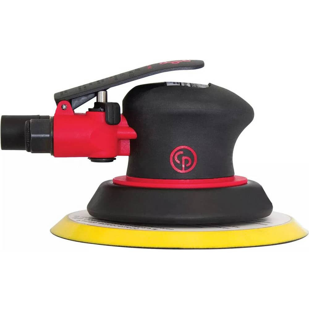 Chicago Pneumatic 8941272151 Air Orbital Sander: Round, 6" Pad, 12,000 OPM