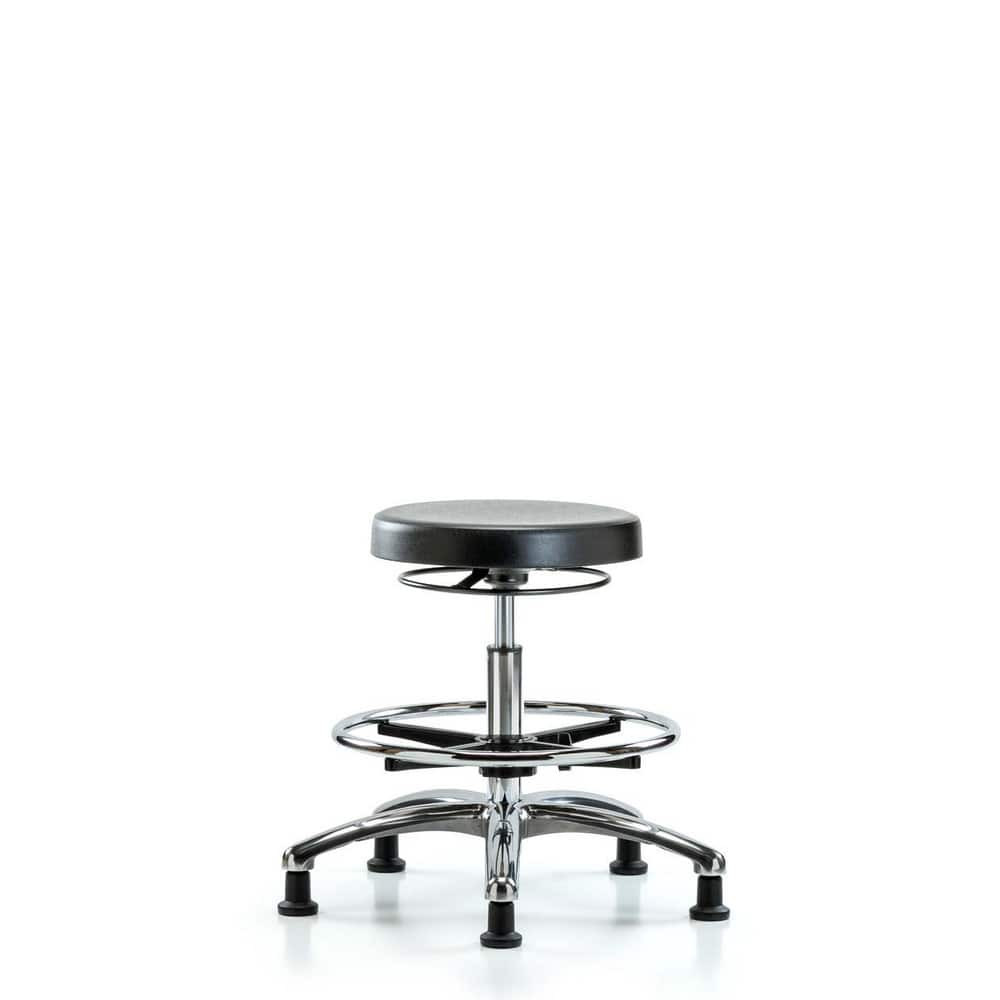 Blue Ridge Ergonomics MSC45077 Lab Stool: Polyurethane, 25" Seat Width, 25" Seat Depth