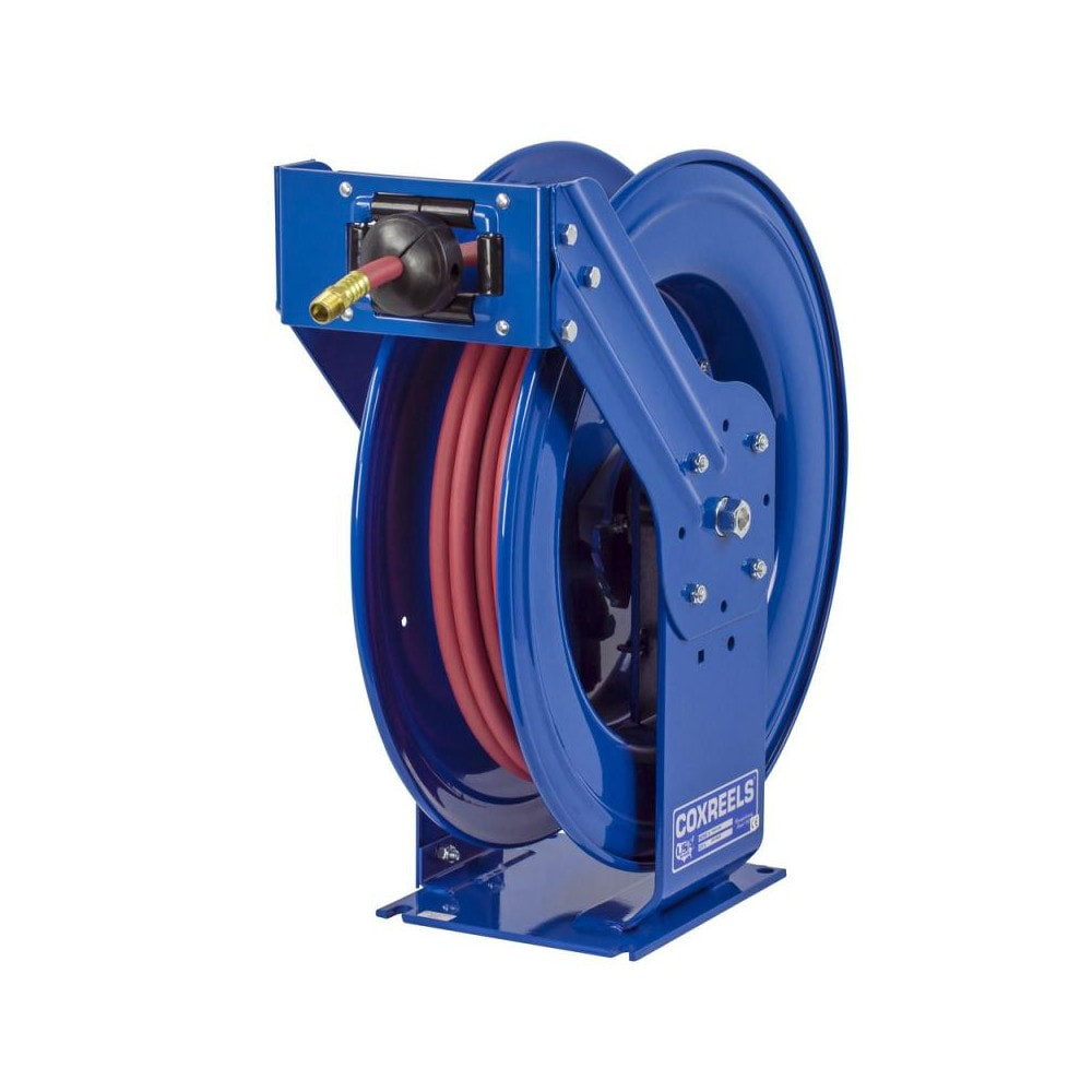 CoxReels TSH-N-475-HV Hose Reel with Hose: 1/2" ID Hose x 75', Spring Retractable