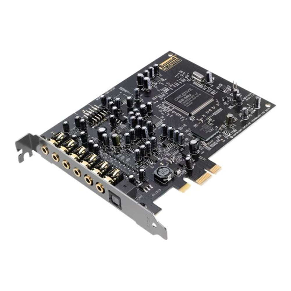 CREATIVE LABS, INC. 70SB155000001 Creative Sound Blaster Audigy RX - Sound card - 24-bit - 192 kHz - 106 dB SNR - 7.1 - PCIe - Creative E-MU