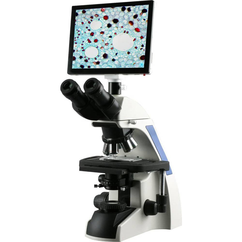 AmScope T720Q-TP Microscopes; Microscope Type: Compound ; Eyepiece Type: Trinocular ; Image Direction: Upright ; Eyepiece Magnification: 10x