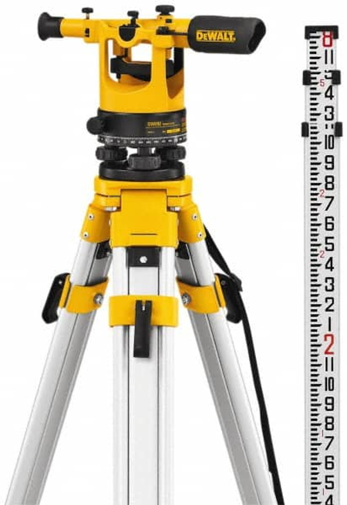 DeWALT DW092PK 20x Magnification, 5 to 200 Ft. Measuring Range, Transit Optical Level Kit