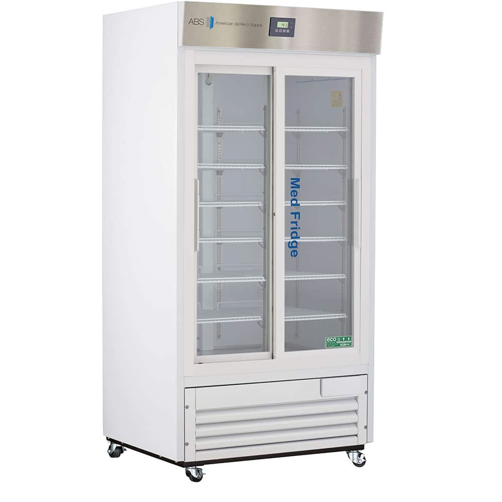 American BioTech Supply PH-ABT-HC-33G Laboratory Refrigerator: 33 cu ft Capacity, 2 to 8 ° C, 39-5/8" OAW, 33-1/4" OAD, 81-3/4" OAH