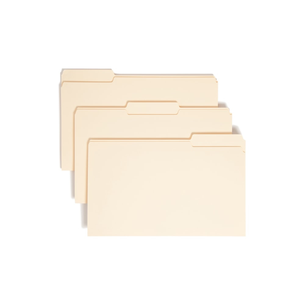 SMEAD MFG CO Smead 153C  Manila File Folders, Legal Size, 1/3 Cut, Pack Of 100