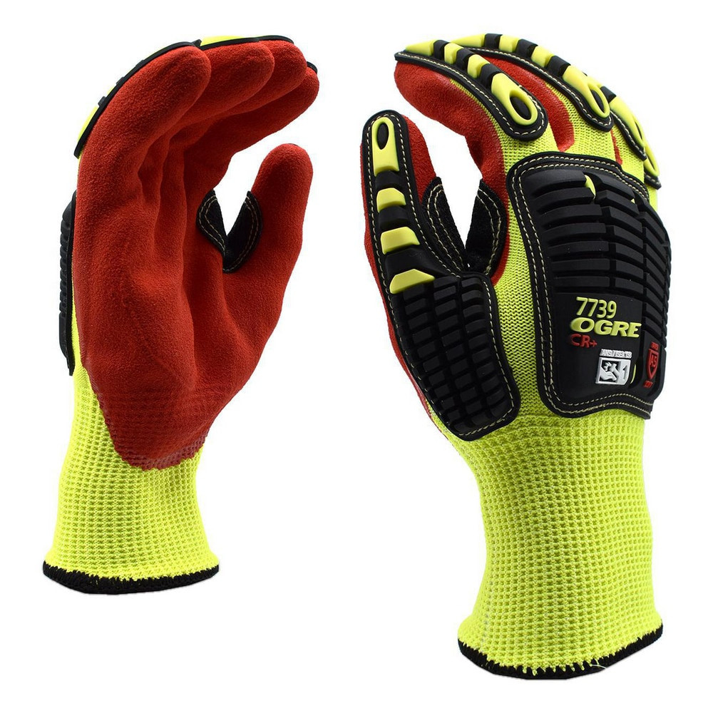 Cordova 7739XXL Cut, Puncture & Abrasive-Resistant Gloves: Size 2XL, ANSI Cut A5, ANSI Puncture 4, Nitrile, HPPE