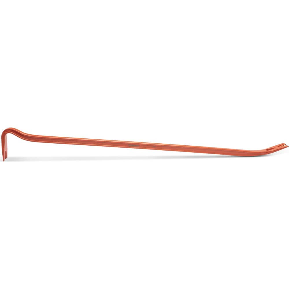 Crescent PB42 Pry Bars; Prybar Type: Steel Wrecking ; End Angle: Gooseneck ; End Style: Claw; Wedge ; Material: Steel ; Bar Shape: Round ; Overall Length (Inch): 42