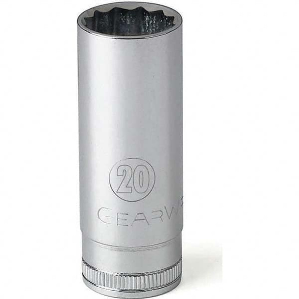 GEARWRENCH 80645 Deep Hand Socket: 1/2 Drive, 6 Points, Tether Capable