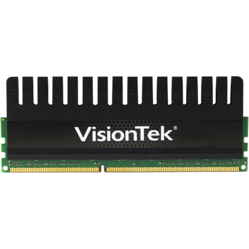 VISIONTEK 900390  1 x 2GB PC3-10600 DDR3 1333MHz 240-pin DIMM Memory Module - For Desktop PC - 2 GB (1 x 2GB) - DDR3-1600/PC3-12800 DDR3 SDRAM - 1600 MHz - CL8 - 1.55 V - 240-pin - DIMM - Lifetime Warranty