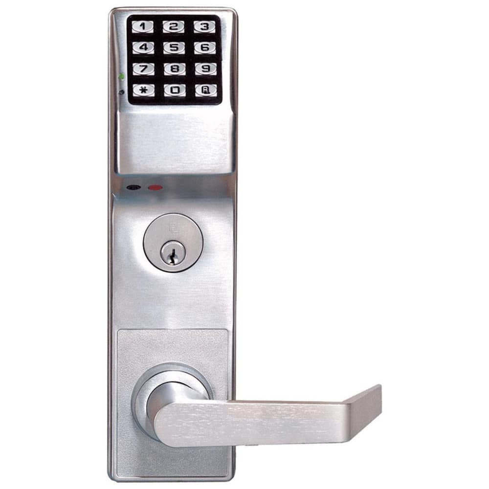 Alarm Lock ETDLS1G/26DM99 Lever Locksets; Lockset Type: Rim Exit Trim with Keypad ; Key Type: Conventional ; Back Set: 2-3/4 (Inch); Cylinder Type: Conventional ; Material: Metal ; Door Thickness: 1 3/8 - 1 3/4