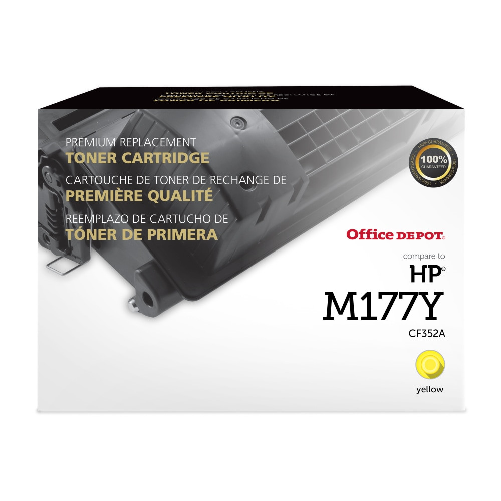 CLOVER TECHNOLOGIES GROUP, LLC Office Depot 200755P  Remanufactured Yellow Toner Cartridge Replacement for HP 130A, OD130AY