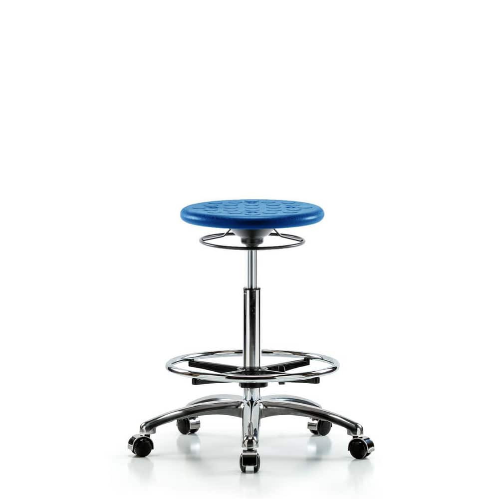 Blue Ridge Ergonomics MSC40096 Lab Stool: Polyurethane, 25" Seat Width, 25" Seat Depth