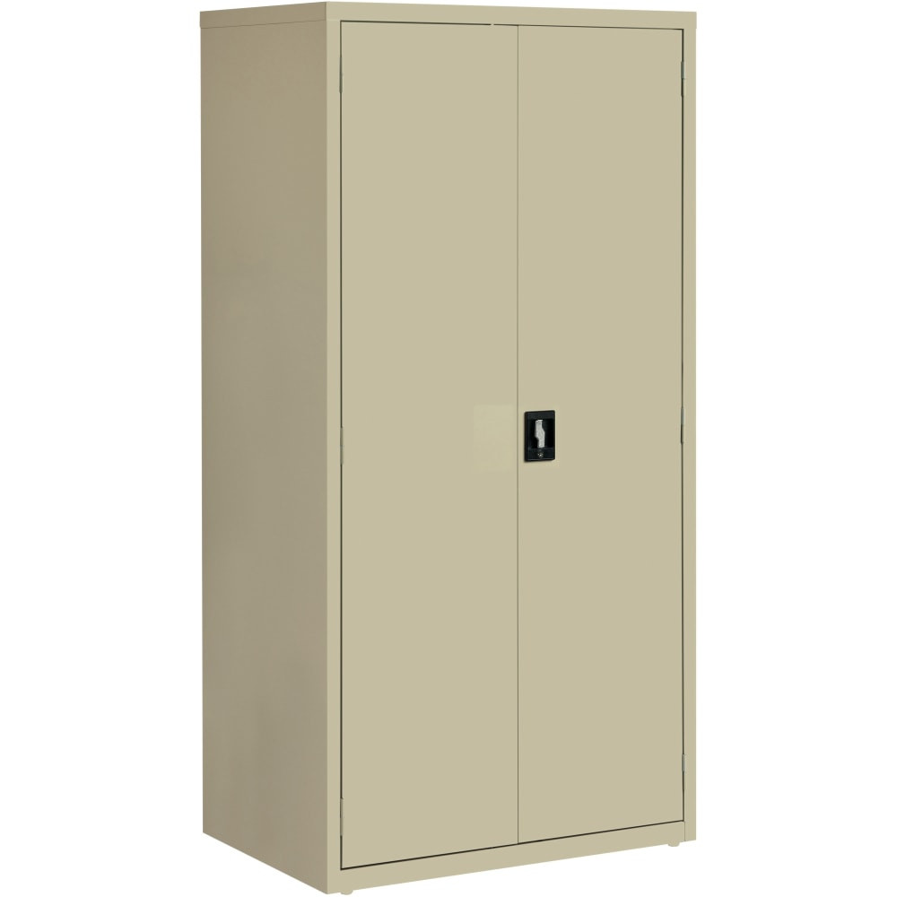 SP RICHARDS 34412 Lorell Fortress Series 24inD Steel Storage Cabinet, Fully Assembled, 5-Shelf, Putty