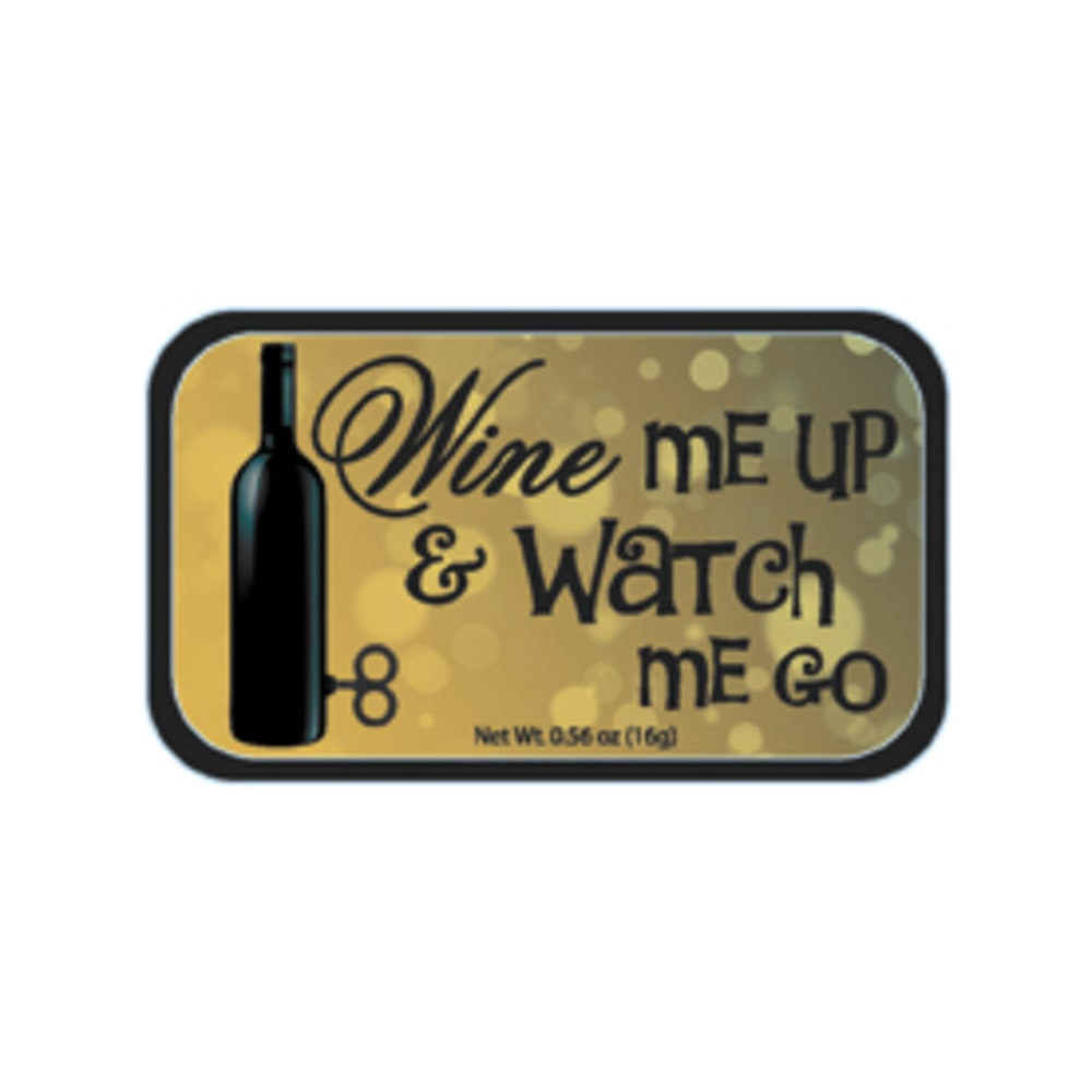 AMUSEMINTS, LLC AmuseMints MTRT2004F24  Sugar-Free Mints, Wine Me Up, 0.56 Oz, Pack Of 24