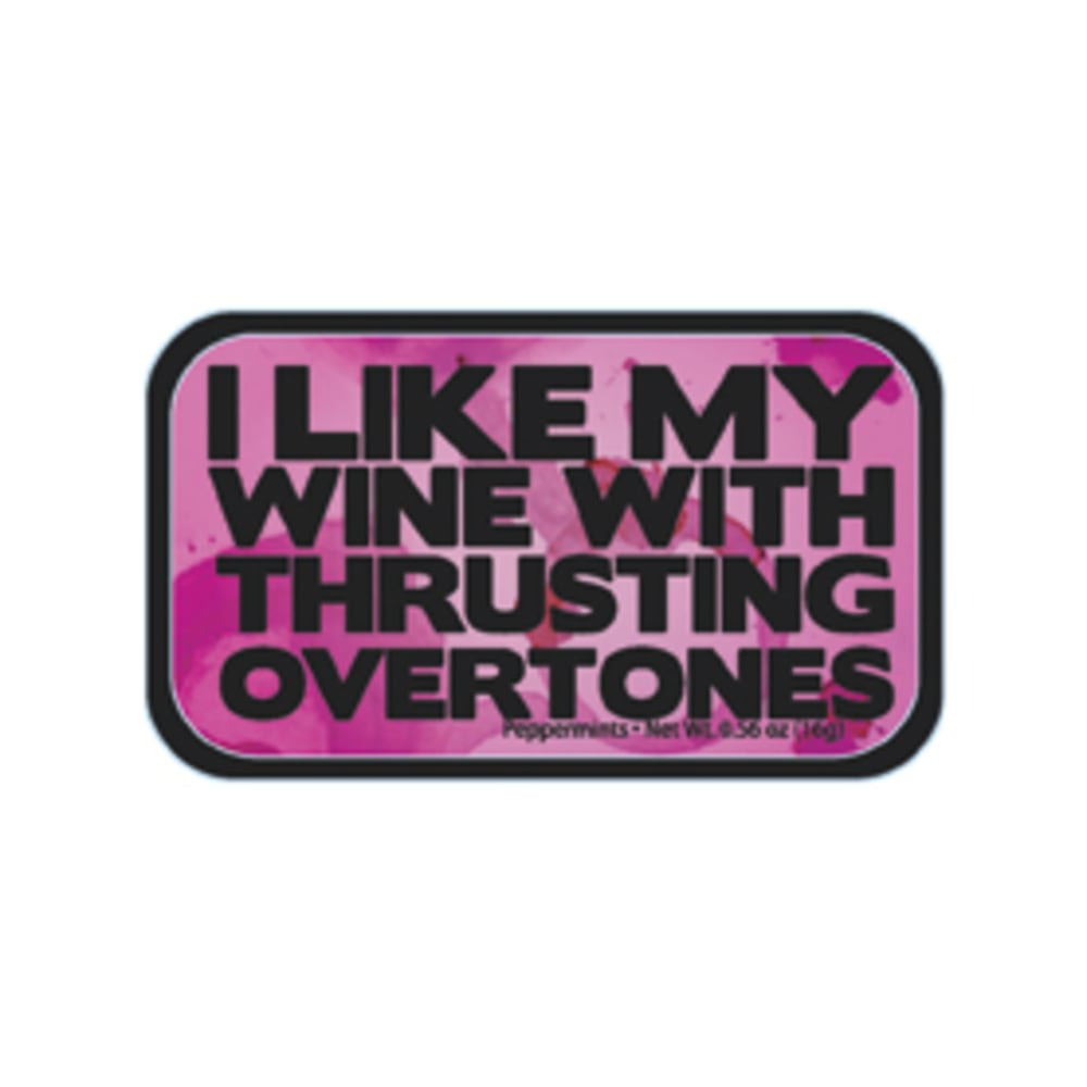 AMUSEMINTS, LLC AmuseMints MTRT2002F24  Sugar-Free Mints, Wine Thrusting Overtones, 0.56 Oz, Pack Of 24