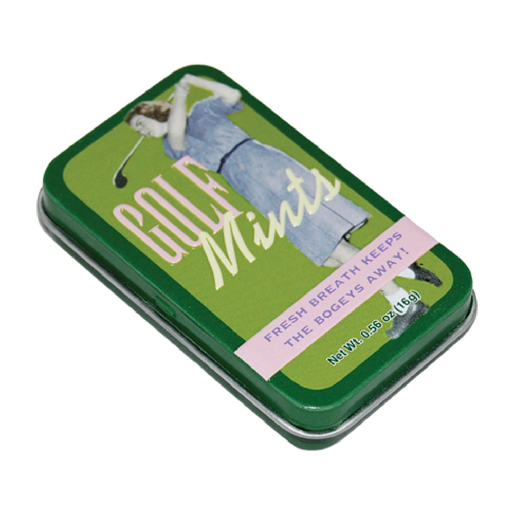 AMUSEMINTS, LLC MTR1141F24 AmuseMints Sugar-Free Mints, Lady Golfer, 0.56 Oz, Pack Of 24