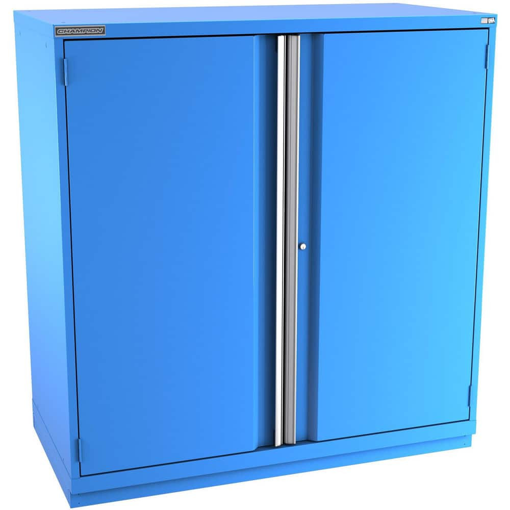Champion Tool Storage DS2702FDIL-BB Storage Cabinets; Cabinet Type: Welded Storage Cabinet ; Cabinet Material: Steel ; Width (Inch): 56-1/2 ; Depth (Inch): 22-1/2 ; Cabinet Door Style: Solid ; Height (Inch): 59-1/2