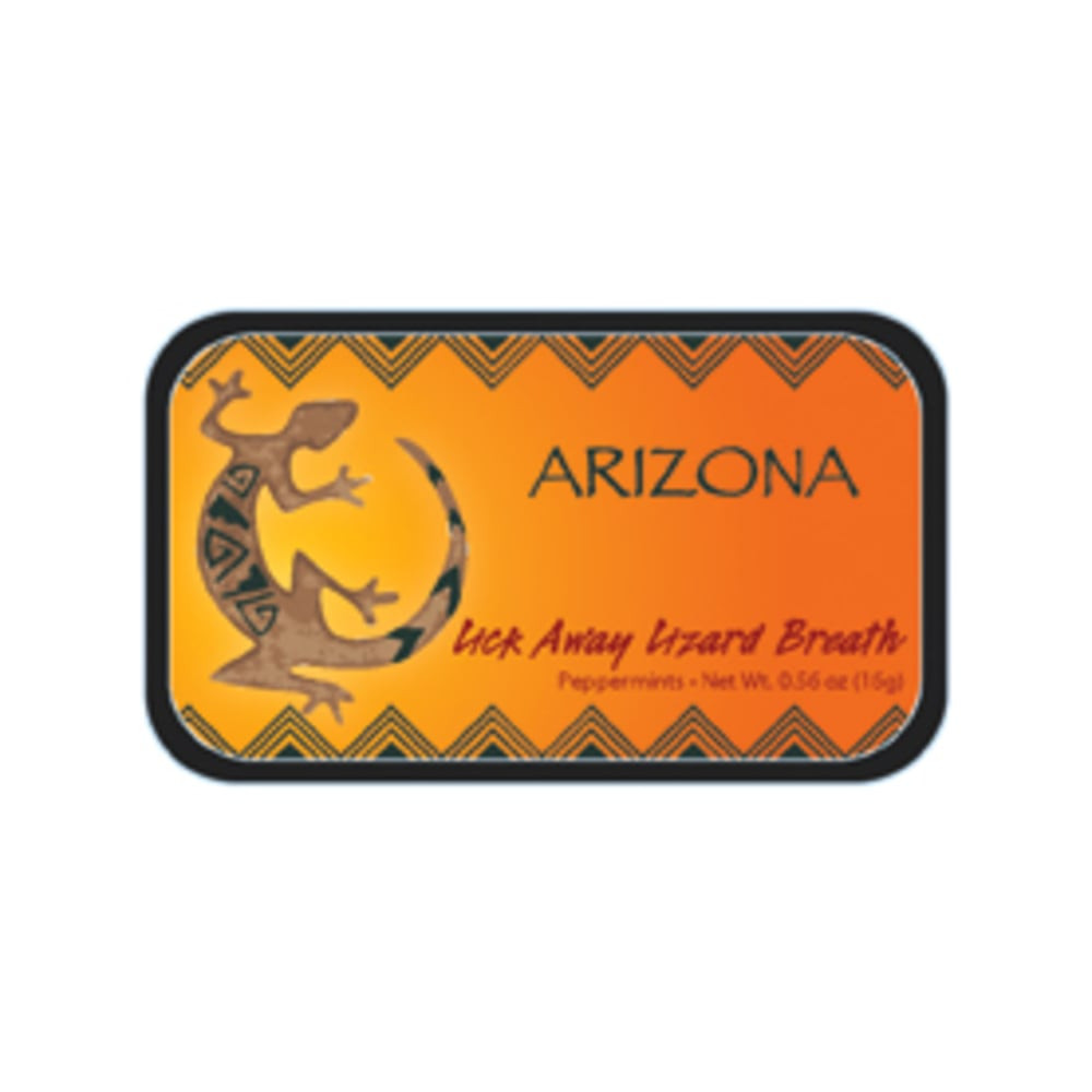 AMUSEMINTS, LLC AmuseMints MTRT1597F  Destination Mint Candy, Arizona Lizard, 0.56 Oz, Pack Of 24