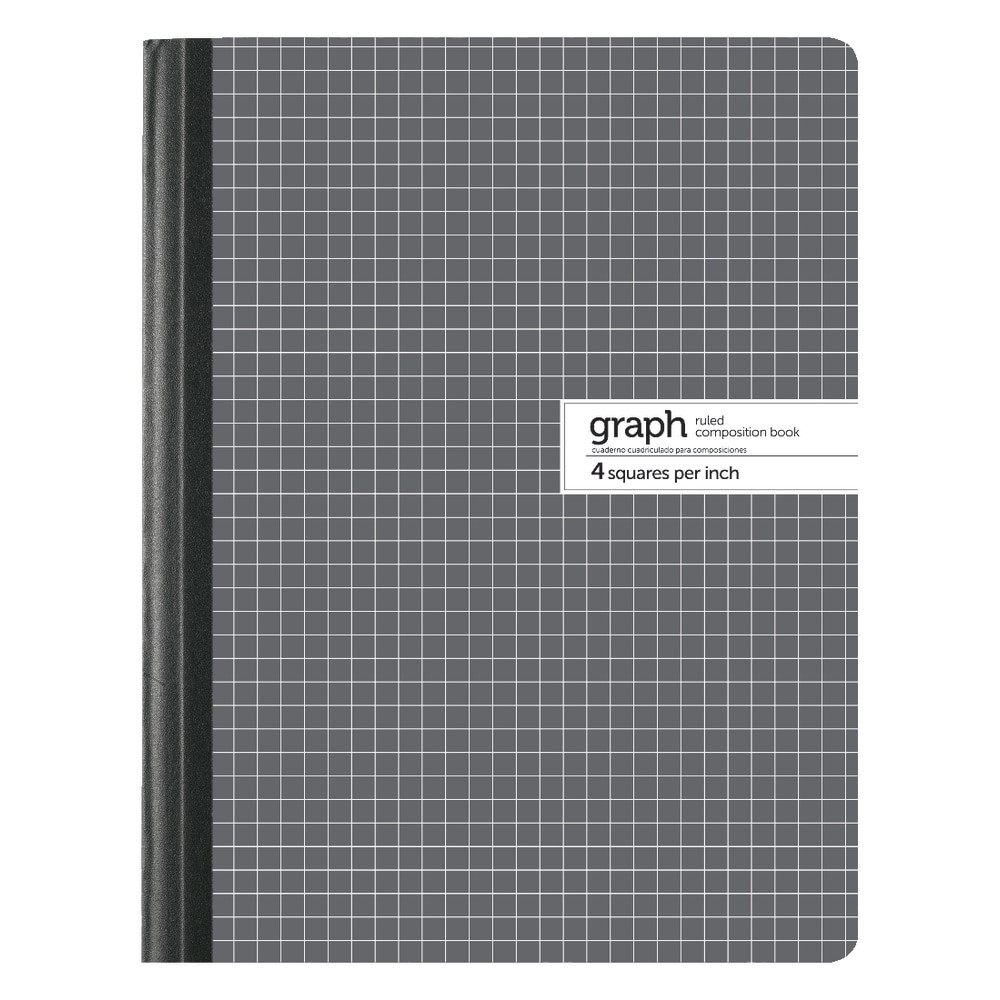 Features a class program on the inside front cover and mathematical information on the inside back cover  A durable, high-quality back-to-school journal!  Quad-ruled white paper.  Durable books are thread sewn and tape bound.  Option for color choice is not available.  Contains Recycled Content - See Specs for Details.