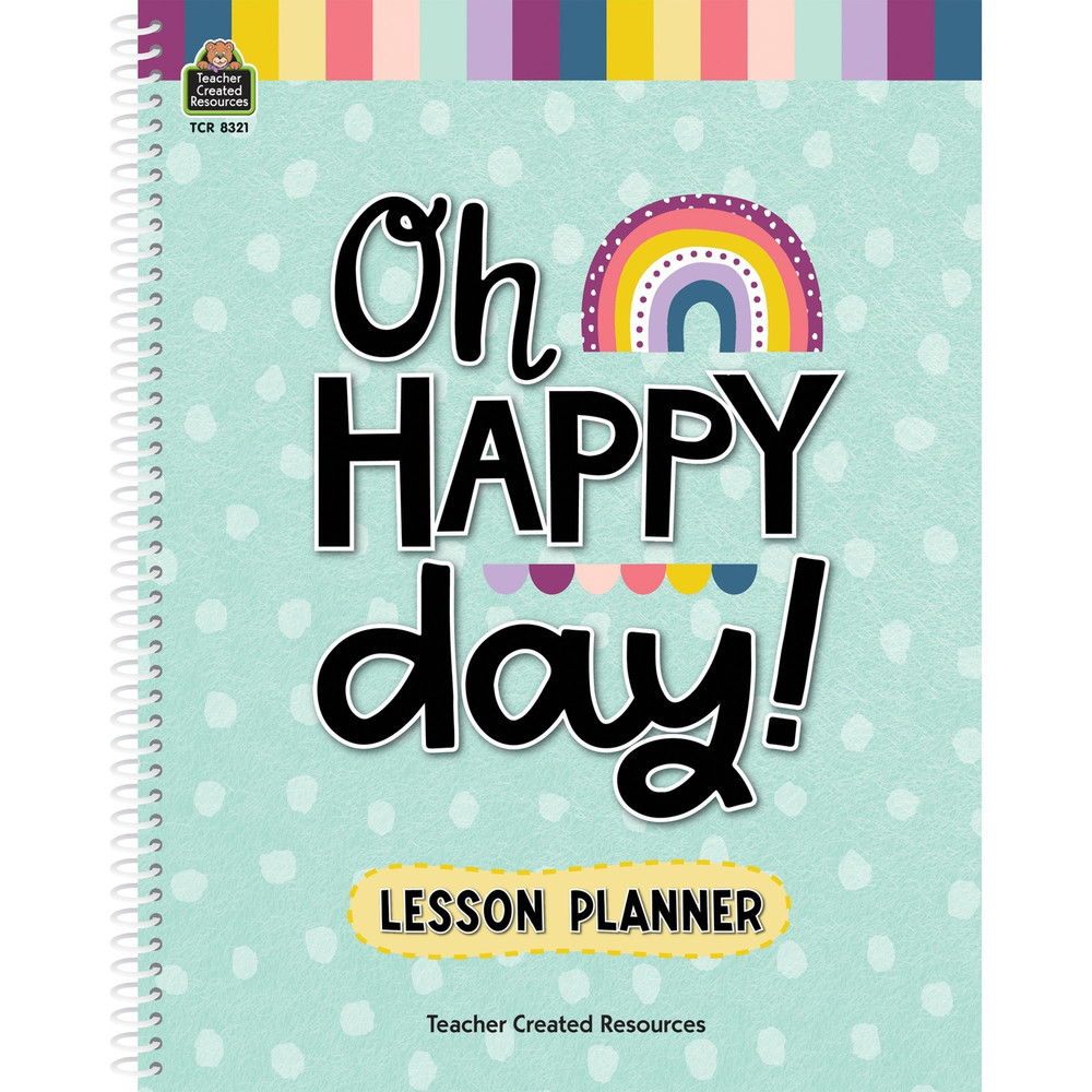 Teacher Created Resources 8321 Teacher Created Resources Oh Happy Day Lesson Planner