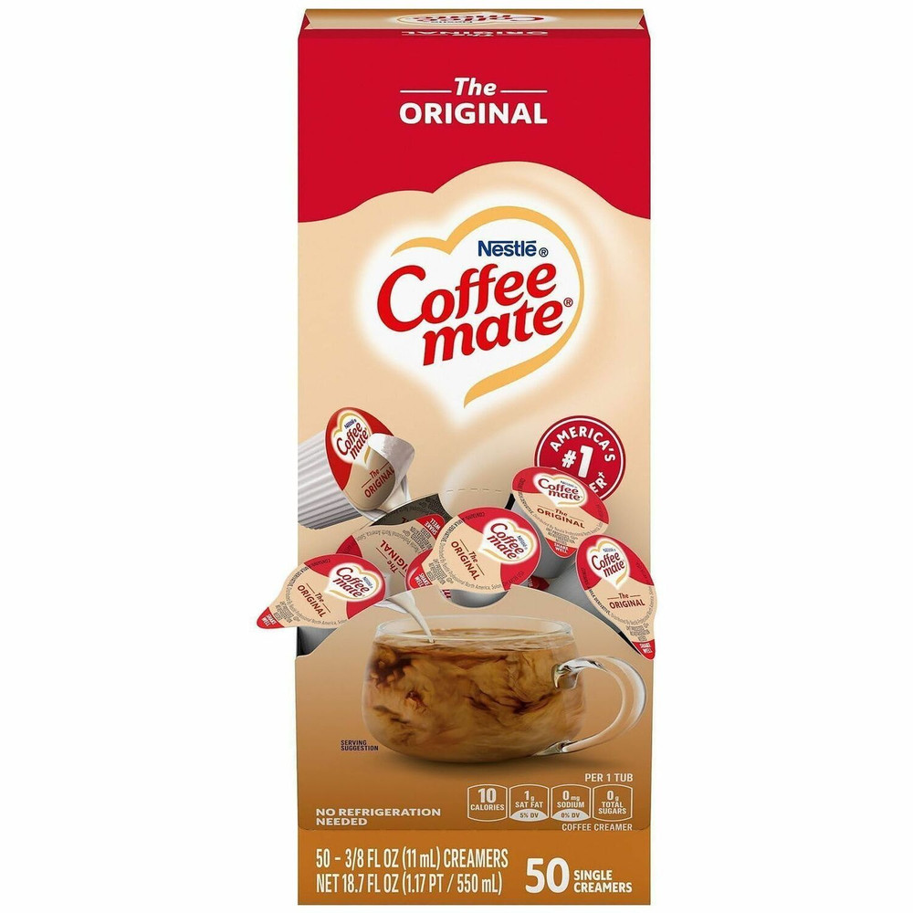 Nestle Professional Coffee mate 35110 Coffee mate Original Liquid Coffee Creamer Singles - Gluten-Free