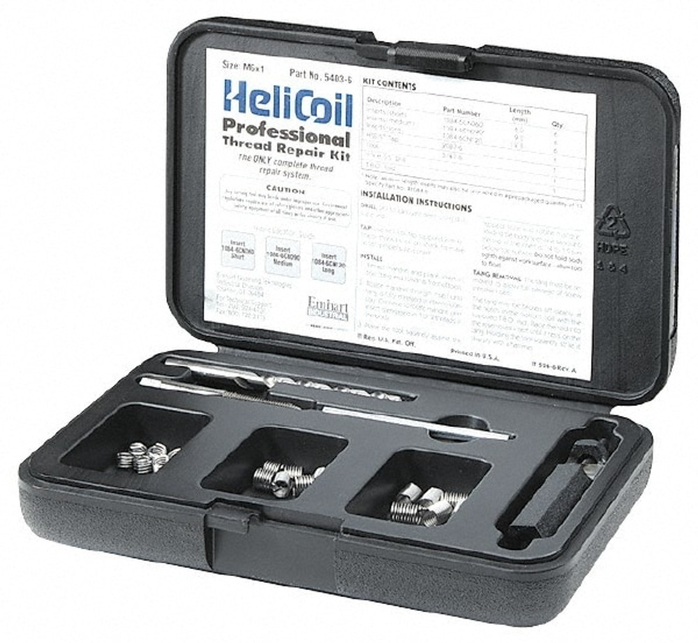 Heli-Coil 5403-9 Thread Repair Kit: Threaded Insert