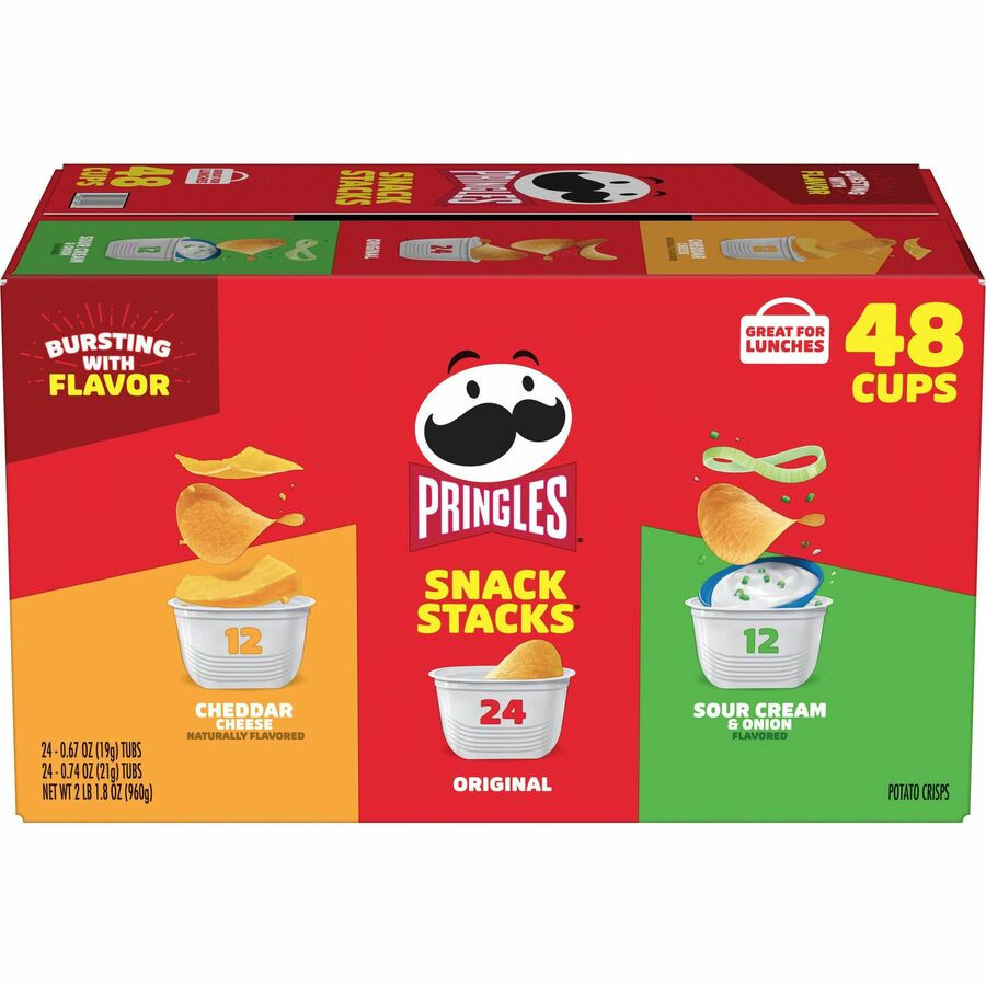 Kellanova Pringles 14991 Pringles Crisps Grab 'N Go Variety Pack
