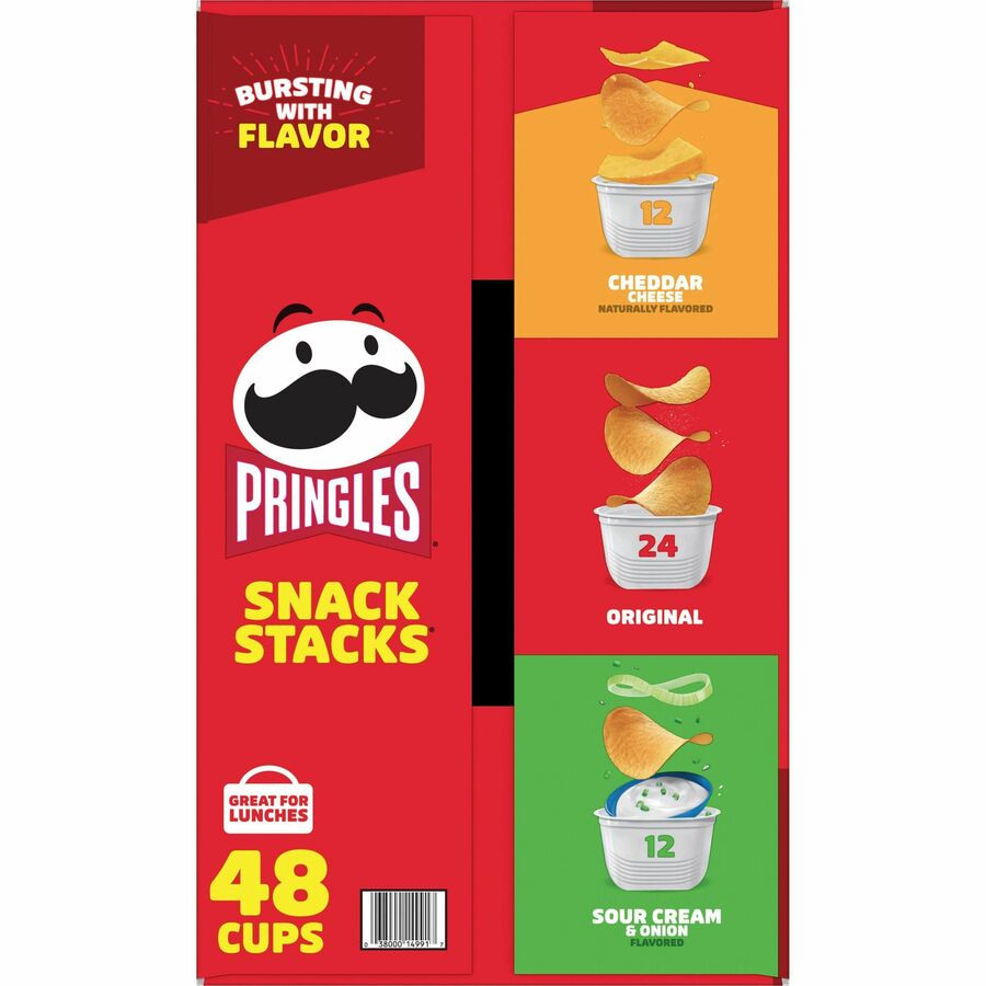 Kellanova Pringles 14991 Pringles Crisps Grab 'N Go Variety Pack